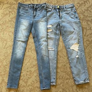 Lot of 2 pr Denim Jeans